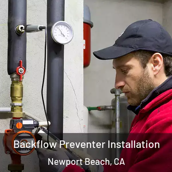  Backflow Preventer Installation Newport Beach, CA