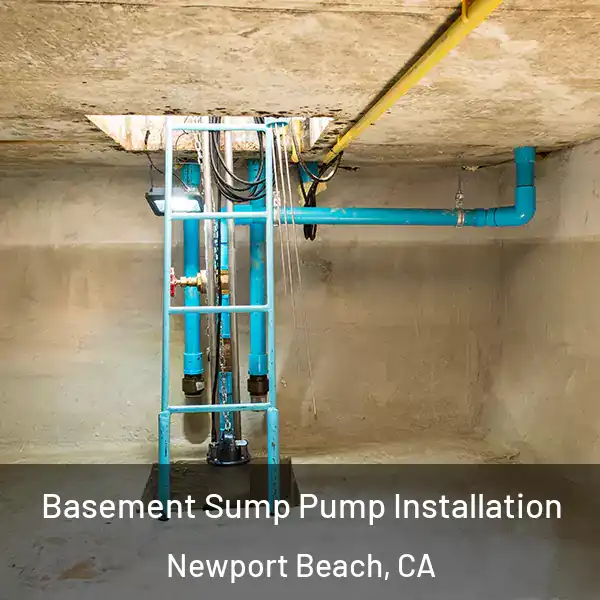  Basement Sump Pump Installation Newport Beach, CA