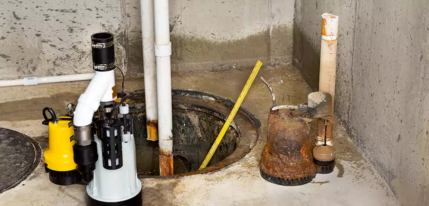 Installing Sump Pump in Finished Basement in Newport Beach, CA