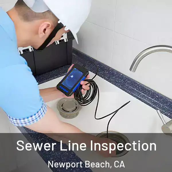  Sewer Line Inspection Newport Beach, CA