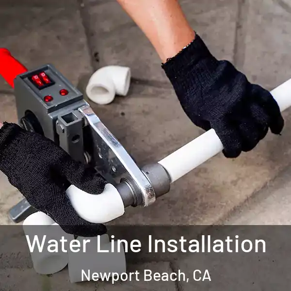  Water Line Installation Newport Beach, CA